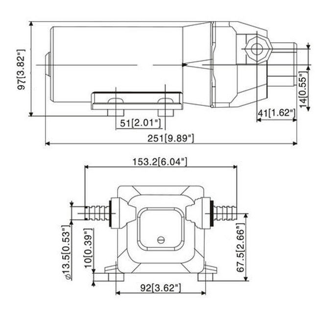 Autoclave 17,0 LT/Min 12V WWB - 7A 0.7 Bar 4 Valvole autoaspirante, per Doccette e Lavelli (fino a 4 utenze)