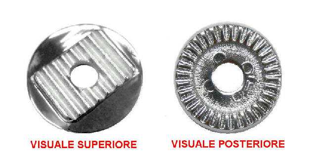 Portacanna Ricambio - Collare Dentato (Rosetta) Inox 45x13 mm