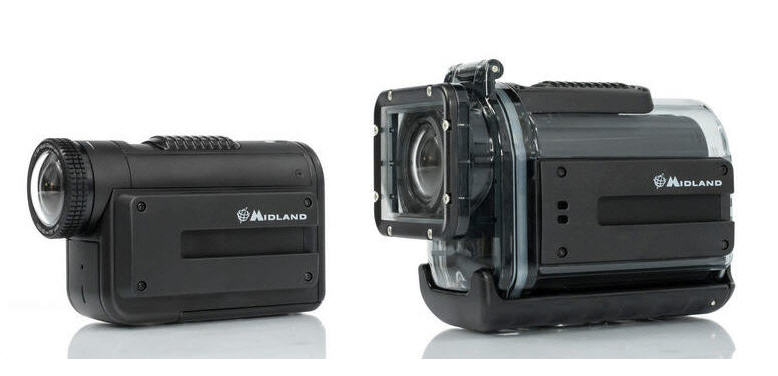 Videocamera digitale Subacquea MIDLAND XTC 400 Action Cam 1920x1080P HD 85 mt (con custodia) + Wi-Fi integrato