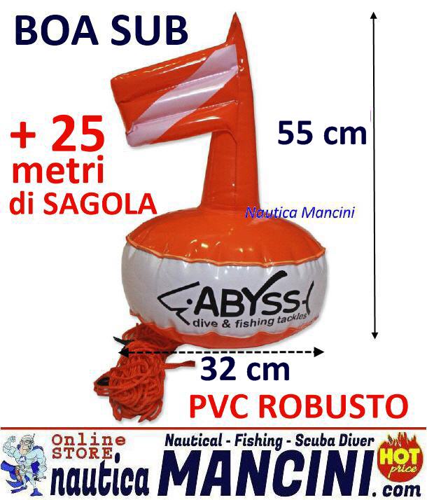 Boa Sub Tonda 32x55H cm MINI con Sagola 25mt