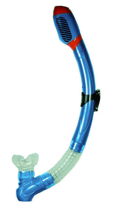 Tubo aeratore OMEGA Adulto Silicone BLU