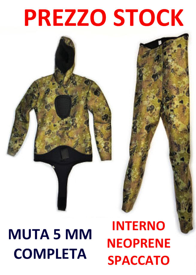 Muta Uomo Bipezzo Mimetica 5.0mm ANACONDA Tg. 6/XXL