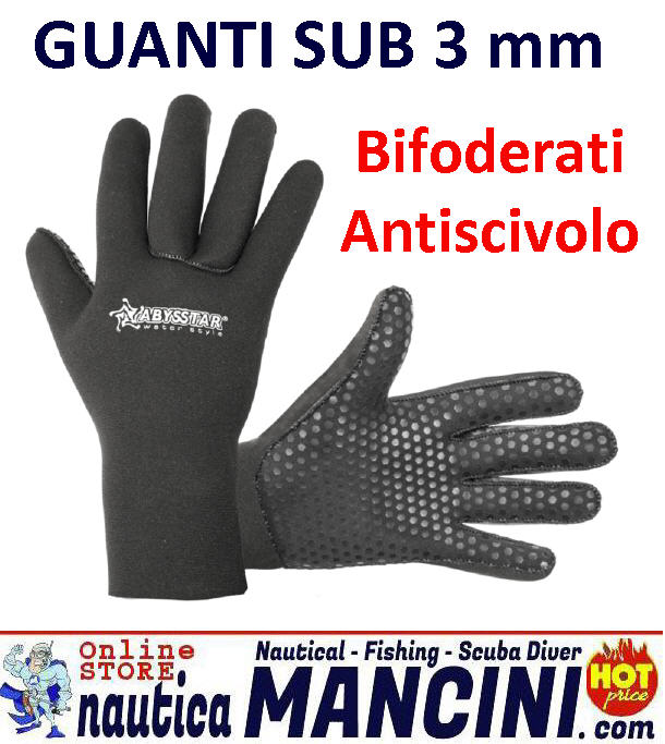 Guanti 3 mm Bifoderati SUPREME Tg. 3/M