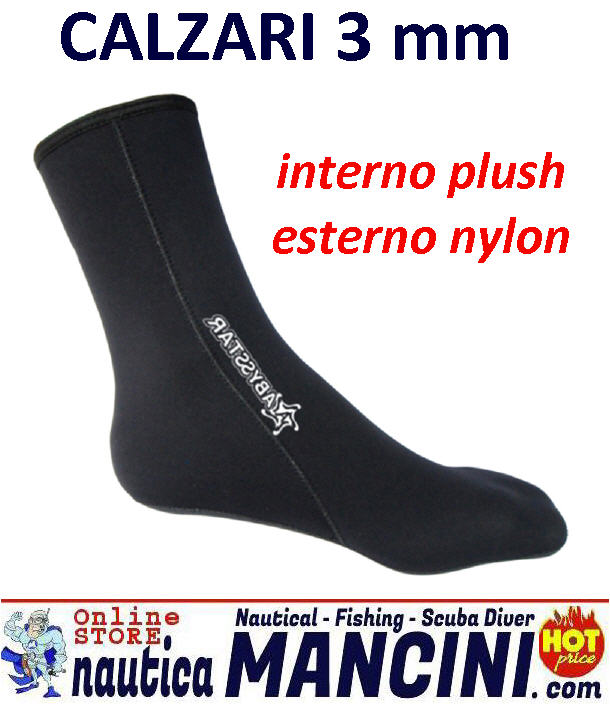 Calzari 3 mm Bifoderati Abysstar Tg. 3/M