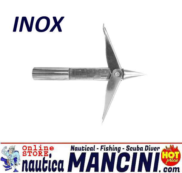 Arpione Inox 2 Alette Grande