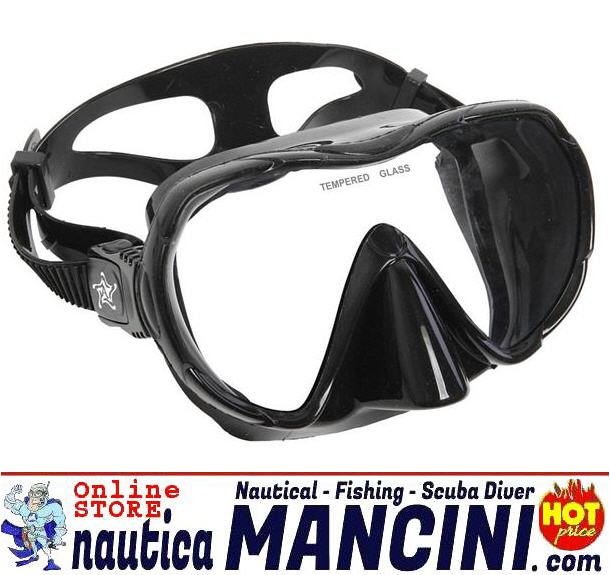 Maschera Adulto PRESTIGE in silicone nero