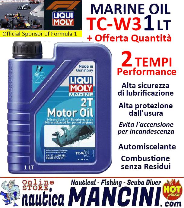 Olio Motore Marino 2T TC-W3 LIQUI MOLY MARINE 1 Lt + OFFERTA QUANTITA'