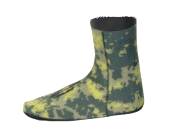 Calzari CAMO GREEN 5 mm Interno Spaccato Tg. S