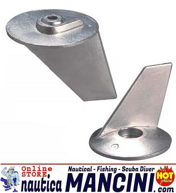 Anodo Zinco a Pinna per Mercury / Tohatsu 25/50 HP MEGA/F25