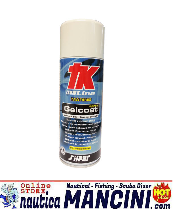 GELCOAT Spray 400ml Bianco Puro (TK 40.604 / Pure White)