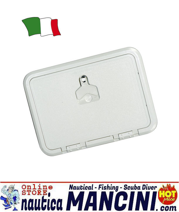 Portello Ispezione a Filo 370X270 mm (275x175 interno) BIANCO