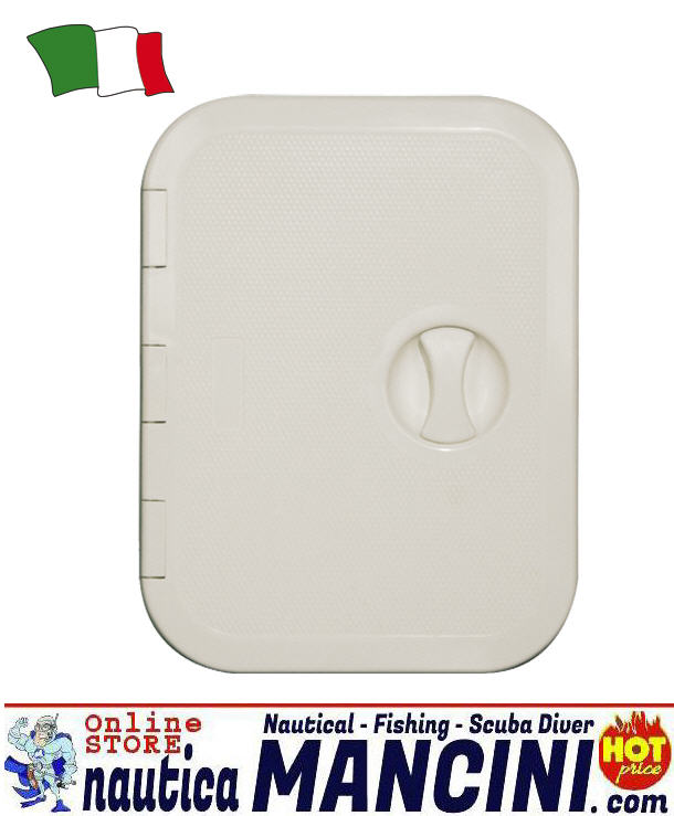 Portello Ispezione a Filo 375X280 mm (295x195 interno) BIANCO