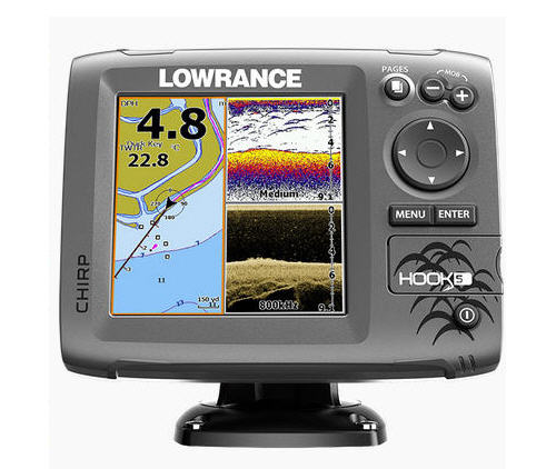 ECO-GPS integrato LOWRANCE HOOK 5 SENZA TRASDUTTORE per sola Funzione GPS