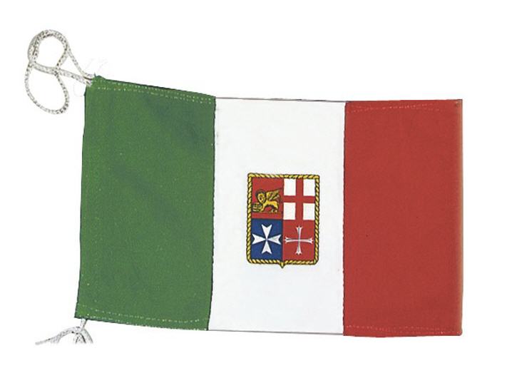 Bandiera Italiana in Stoffa Stamigna di Poliestere - PESANTE - 80x120 cm