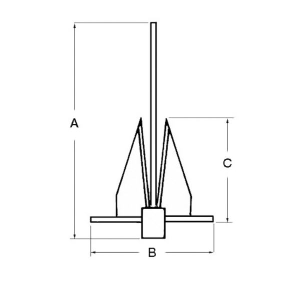 Ancora DANFORTH 8,0 Kg