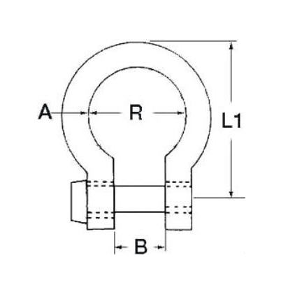 Grillo Inox a Cetra Ø 10 mm