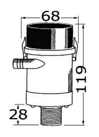 Pompa Areatrice per Vasche del Pescato RULE PRO-SERIES 12V 45 LT/M - Clicca l'immagine per chiudere