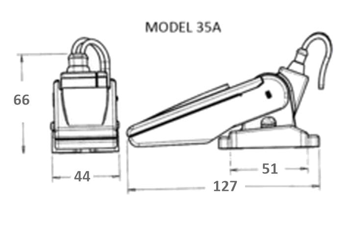 Interruttore RULE 35A per Pompe di Sentina 14 A Super Robusto Senza Mercurio