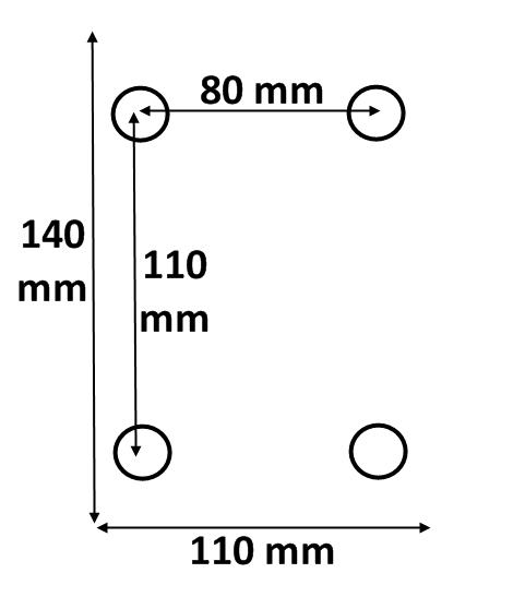 Supporto Motore Ausiliario per 08HP (30Kg) A RIBALTA - Clicca l'immagine per chiudere