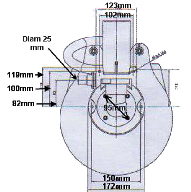 Kit Trasformazione per WC Toilette Marino da Manuale a Elettrico 12V (Barca, Camper..)
