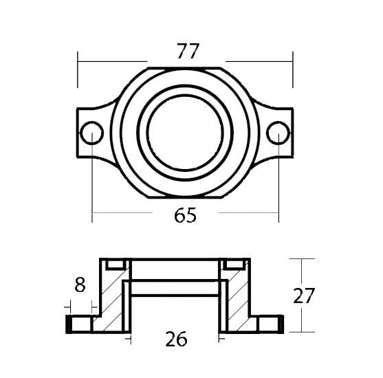 Anodo Zinco a Collare per OMC/Johnson/Evinrude 25/40/50 - 737 - Clicca l'immagine per chiudere