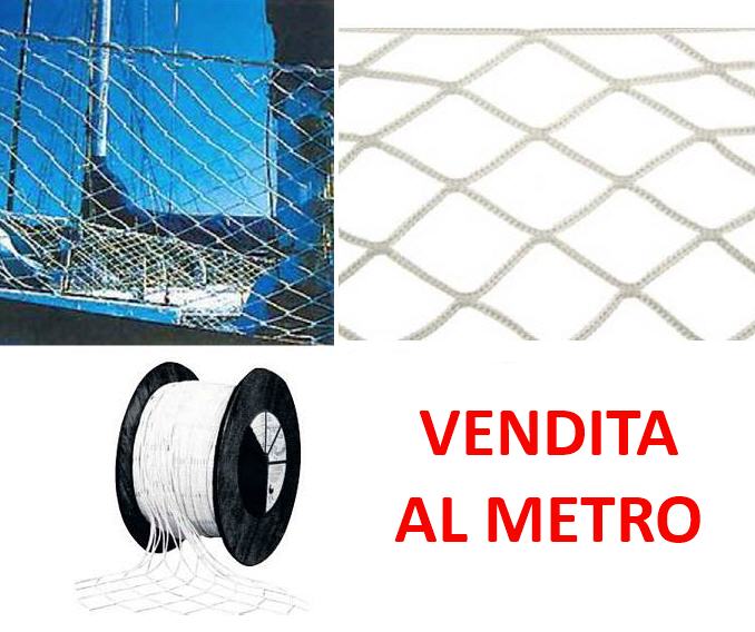 Rete per Battagliole in Nylon H 60 cm Saldata a Rombi 25x40 mm