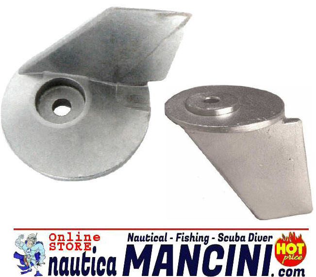 Anodo Zinco a Pinna per Tohatsu 25/40 HP Maxi Corsa