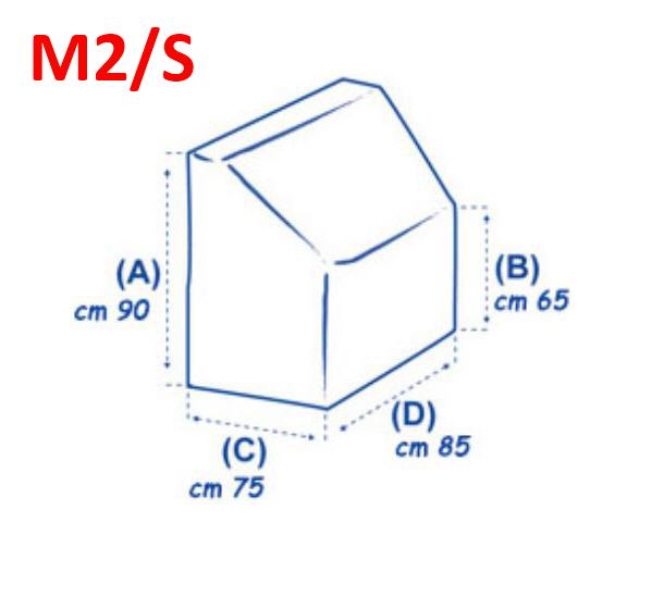 Copri Consolle 420D Misura 2 S cm Lung 85, Larg 75. h 90