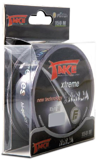 Monofilo Take XTREME NINJA D. 18 / 150 mt GRIGIO