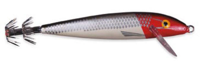 Totanara SQUID TROLL 10 cm - TESTA ROSSA