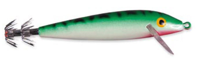 Totanara SQUID TROLL 10 cm - BIANCO-VERDE