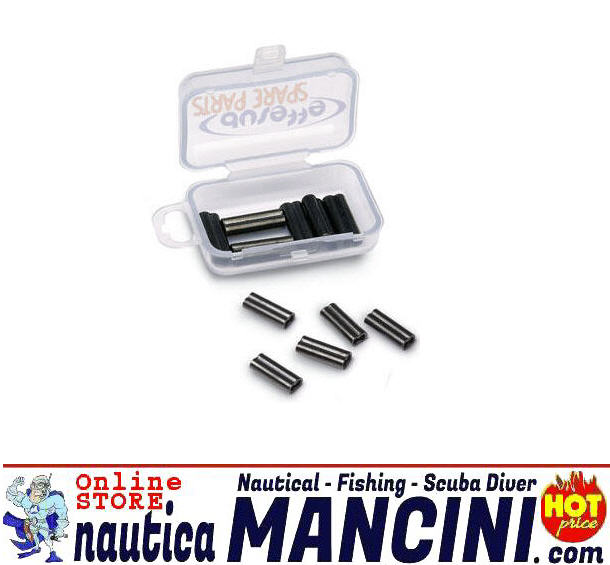 Sagola Monofilo Nylon Ø 1.8mm Nero Bobina 25mt + 6 Rivetti Sleeves (per fucili sub arbalete e pesca)