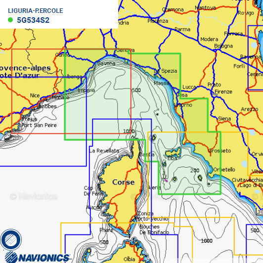 Cartografia NAVIONICS Small 534 Gold Area Small LIGURIA/P. ERCOLE