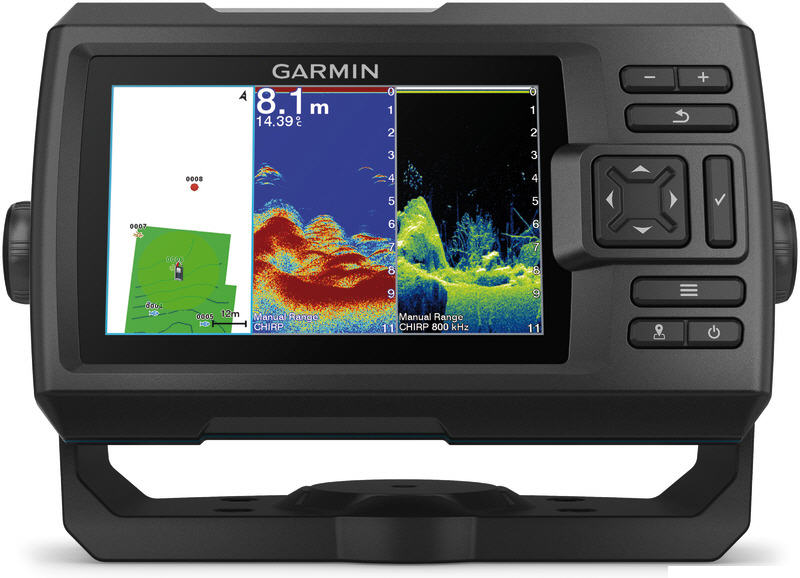 ECO-GPS integrato GARMIN STRIKER 5CV VIVID Fishfinder 5" con TRASDUTTORE CHIRP e ClearVü