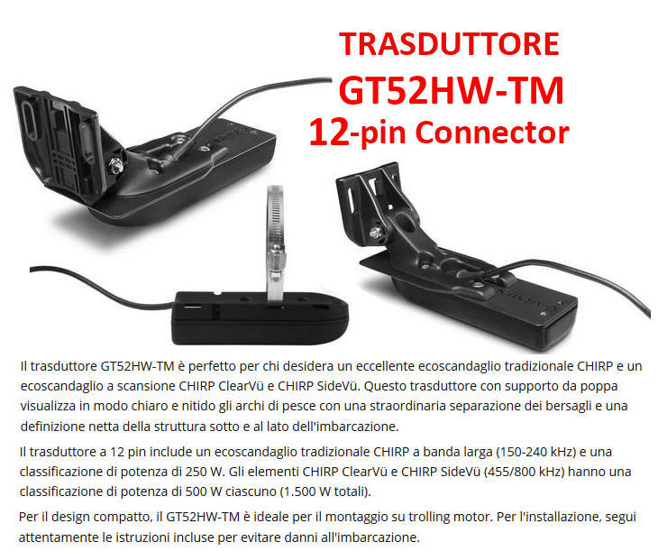 ECO-GPS integrato GARMIN STRIKER 7SV VIVID Fishfinder 7" con TRASDUTTORE CHIRP, ClearVü e SideVü