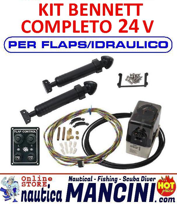 Kit BENNETT Completo 24V per Flaps/Idraulico