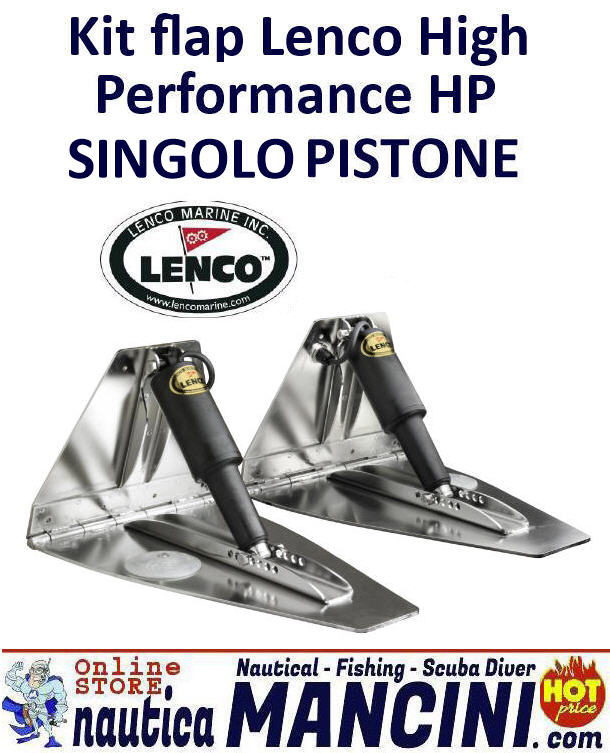 Kit Flap Lenco High Performance HP 18x12 per scafi 8,00/12,00 mt Singolo Pistone