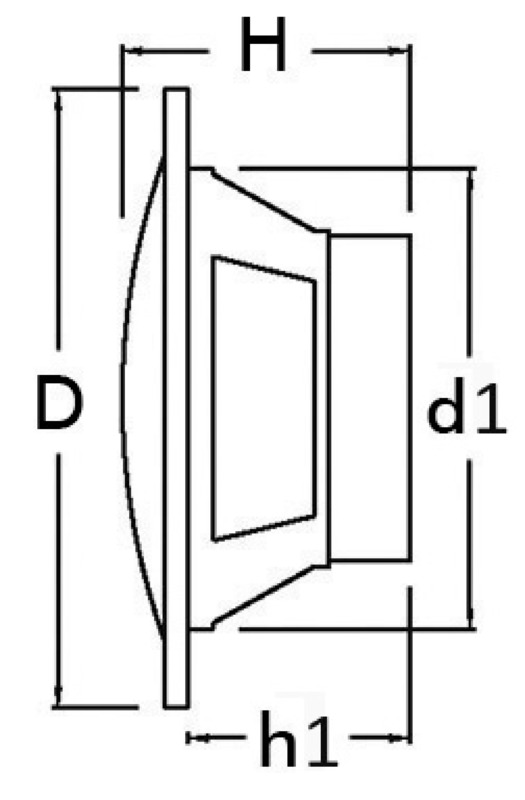 Altoparlanti/Casse a doppio cono 5,25'' 2x40 W 80 W NERE