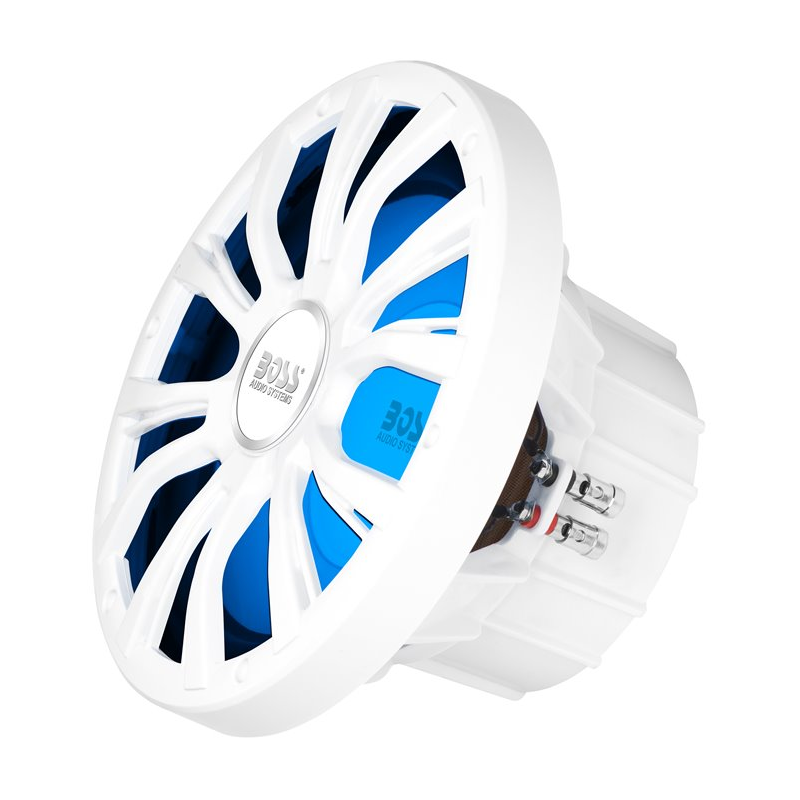 Altoparlante/Cassa WaterProof SUBWOOFER 800W - Diametro 268mm - LED multicolor - BOSS-MARINE