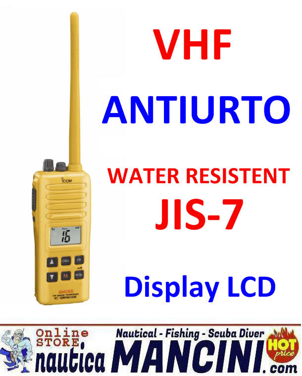 VHF Portatile Nautico GMDSS IC-GM1600E