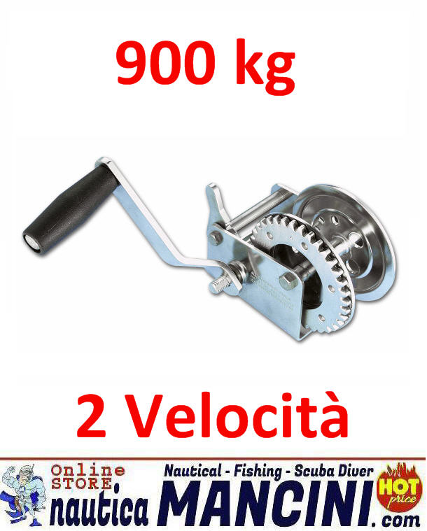 Argano Manuale Max Potenza 900 Kg Dual Speed (2 Velocità)