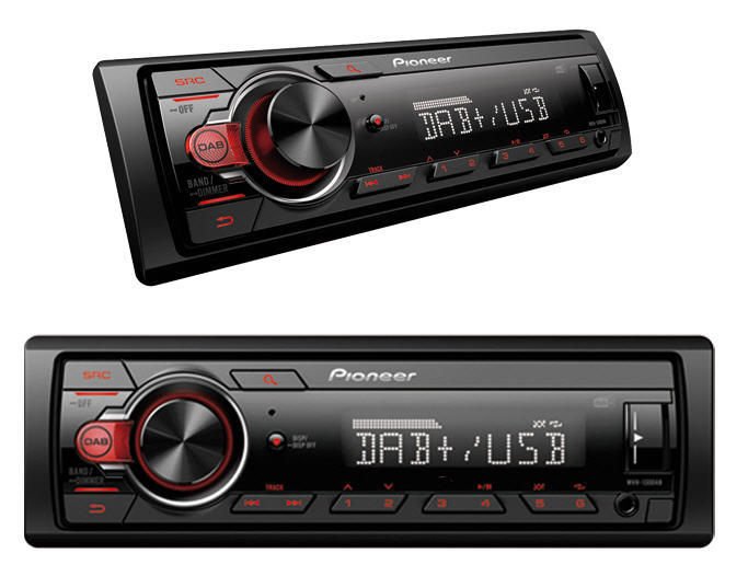 Radio DAB/DAB+/USB per uso nautico 4x50W - PIONEER MVH-130DAB