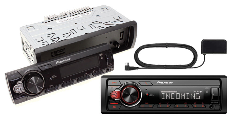 Radio DAB/DAB+/USB/Bluetooth/Flac per uso nautico 4x50W - PIONEER MVH-330DAB