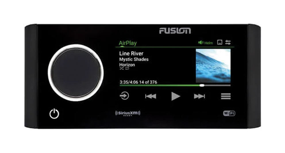 Radio FM/Bluetooth 4 ZONE/USB/Apple AirPlay 2/UPnP/ottico/iPhone/iPod/2 Aux/MTP per uso nautico 4x70W - FUSION APOLLO MS-RA770