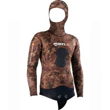 GIACCA Uomo Mimetica 3,5mm Mares INSTINCT CAMO BROWN Tg. 2 - OUTLET